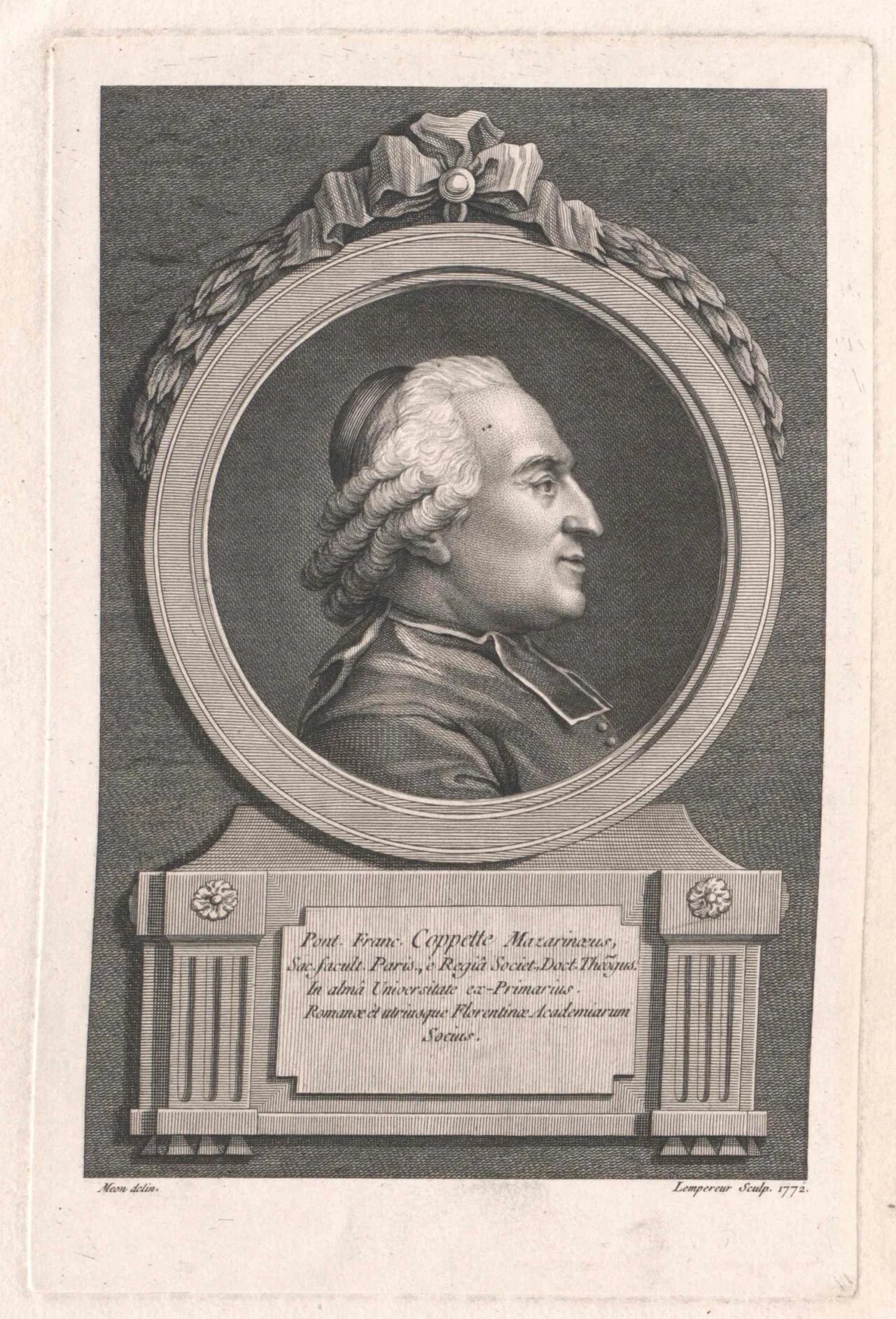 Portrait of Ponce-François Copette (1711–1781) – memorial page