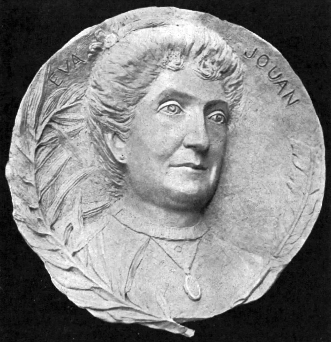 Porträt von Éva Jouan (1857–1910) – Gedenkseite