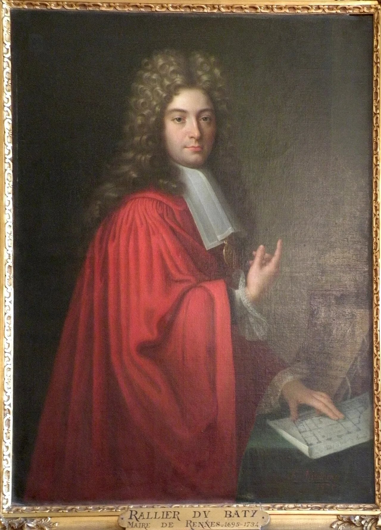 Porträt von Toussaint-François Rallier du Baty (1665–1734) – Gedenkseite