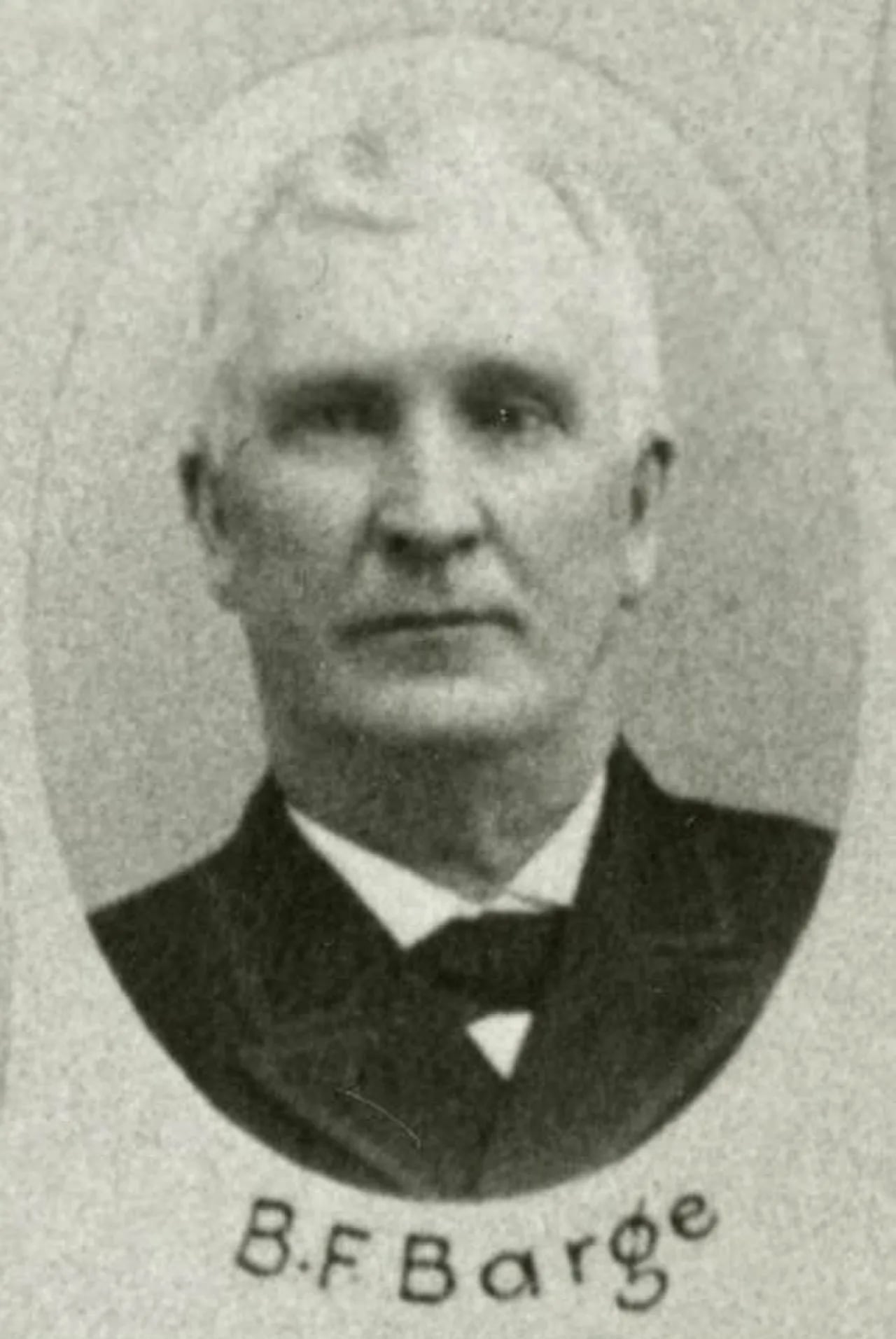 Porträt von B. F. Barge (1834–1926) – Gedenkseite
