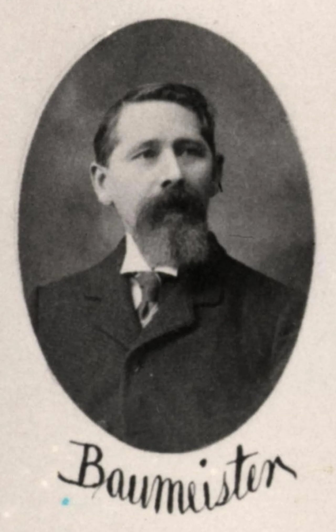 Porträt von Edward Baumeister (1848–1933) – Gedenkseite