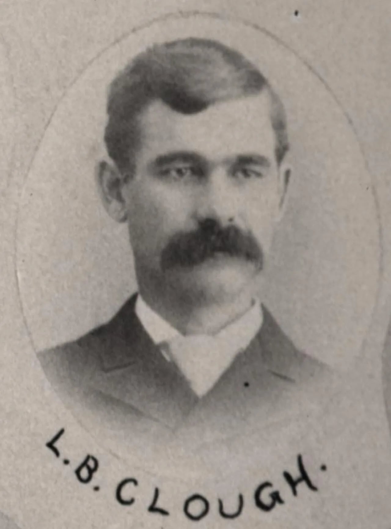 Portrait of L. B. Clough (1850–1926) – memorial page