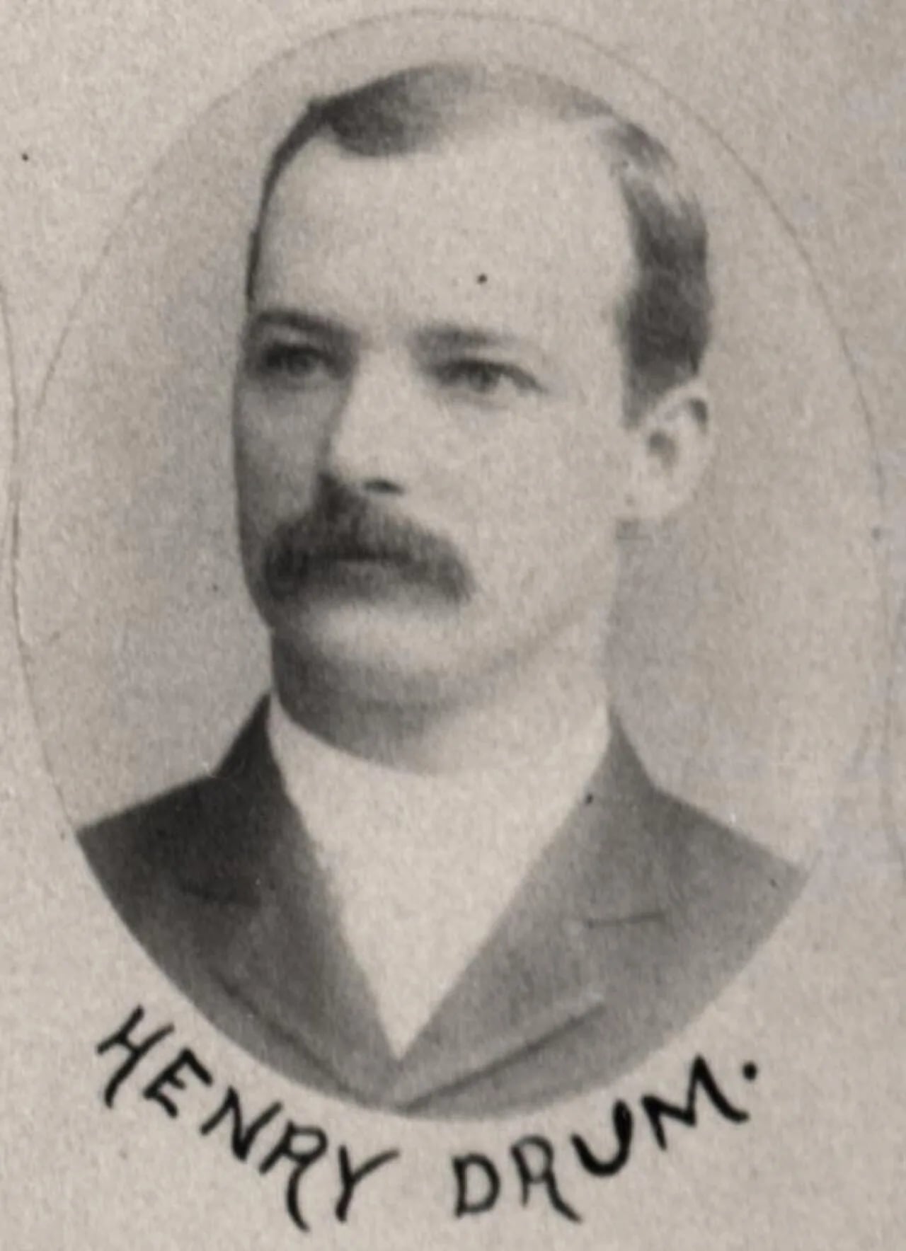 Portrait of Henry Drum (1857–1950) – memorial page