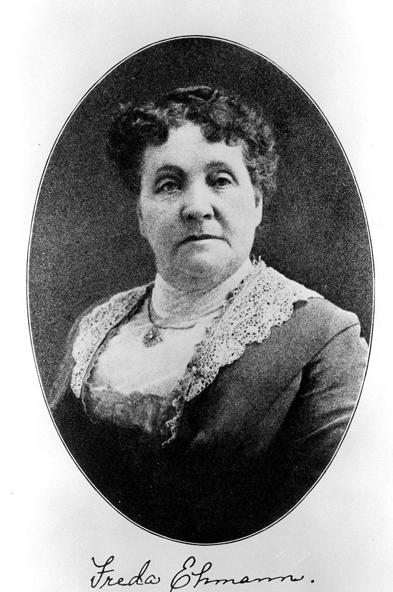 Porträt von Freda Ehmann (1839–1932) – Gedenkseite