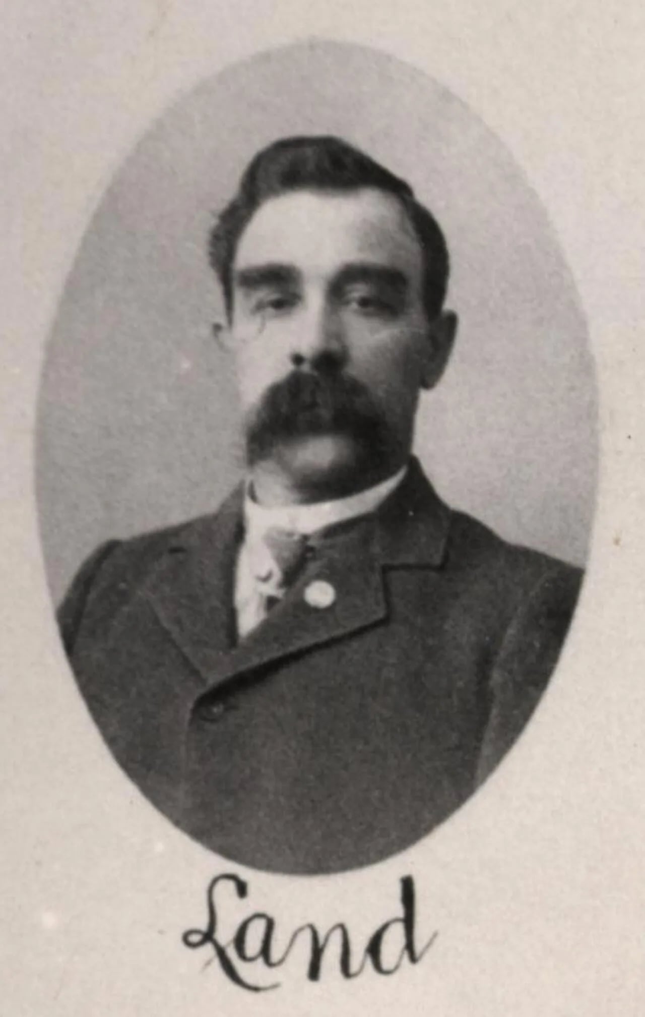 Porträt von Paul Land (1853–1919) – Gedenkseite