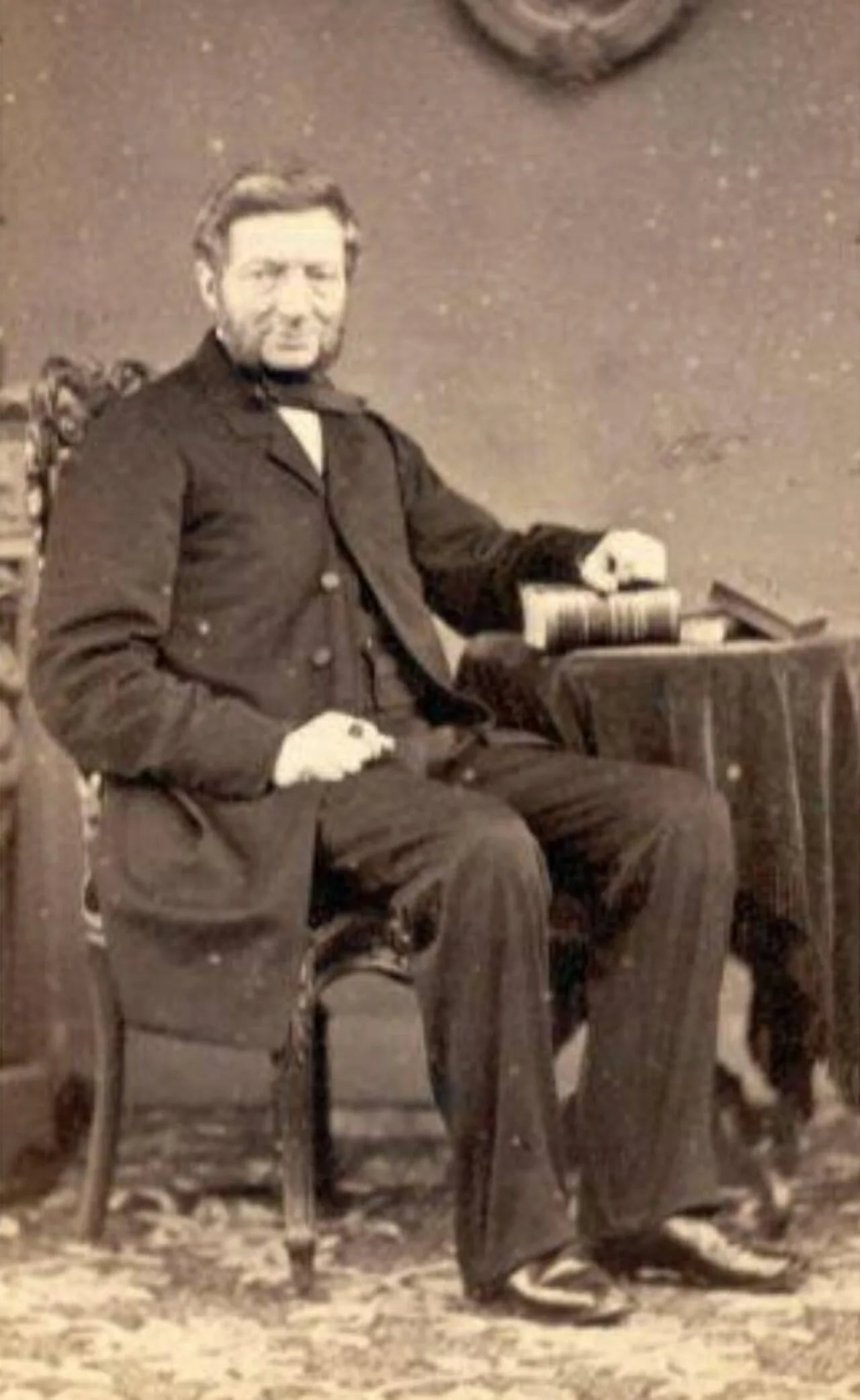 Porträt von Sybrand van Beyma thoe Kingma (1812–1877) – Gedenkseite