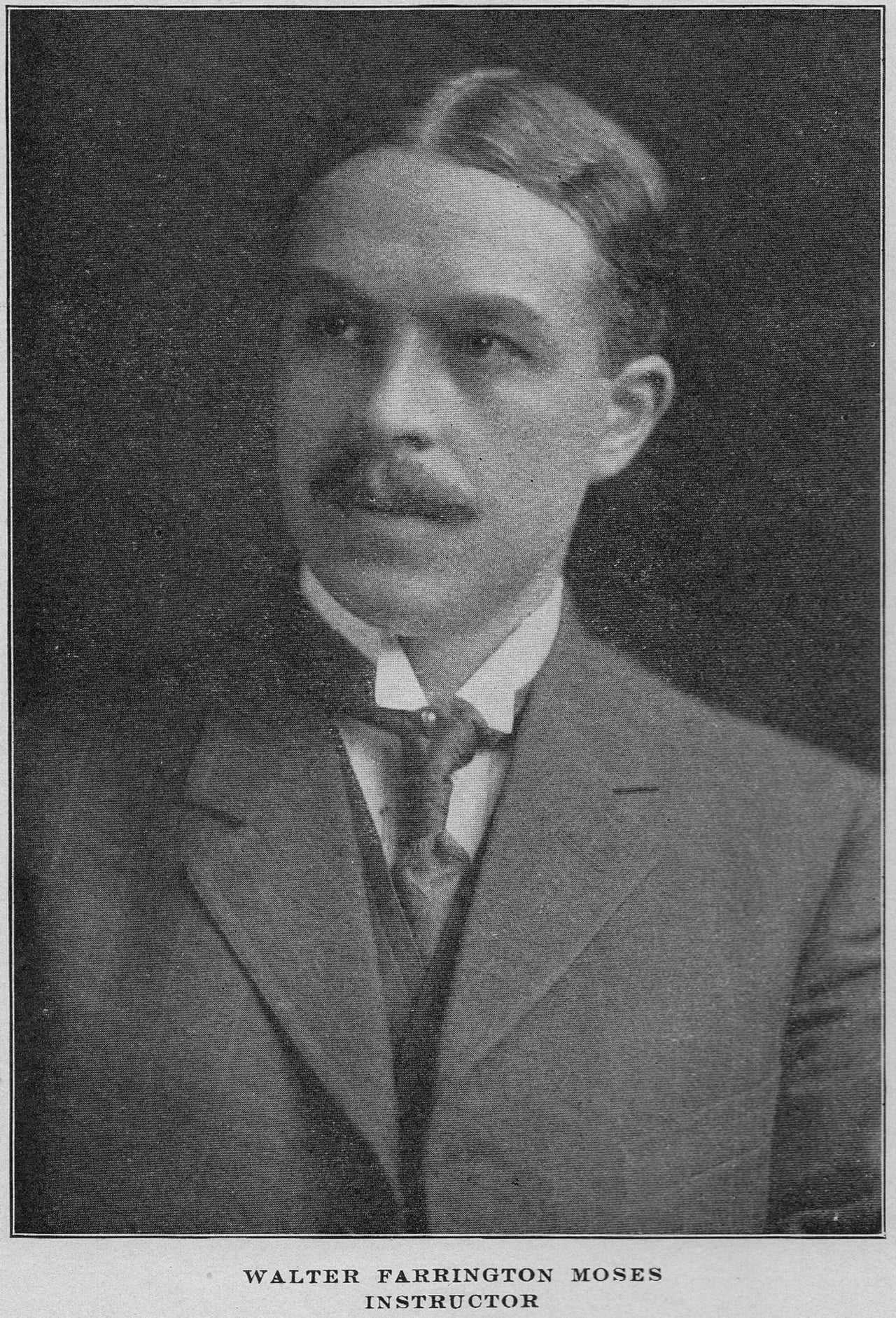 Porträt von Walter Farrington Moses (1874–1947) – Gedenkseite