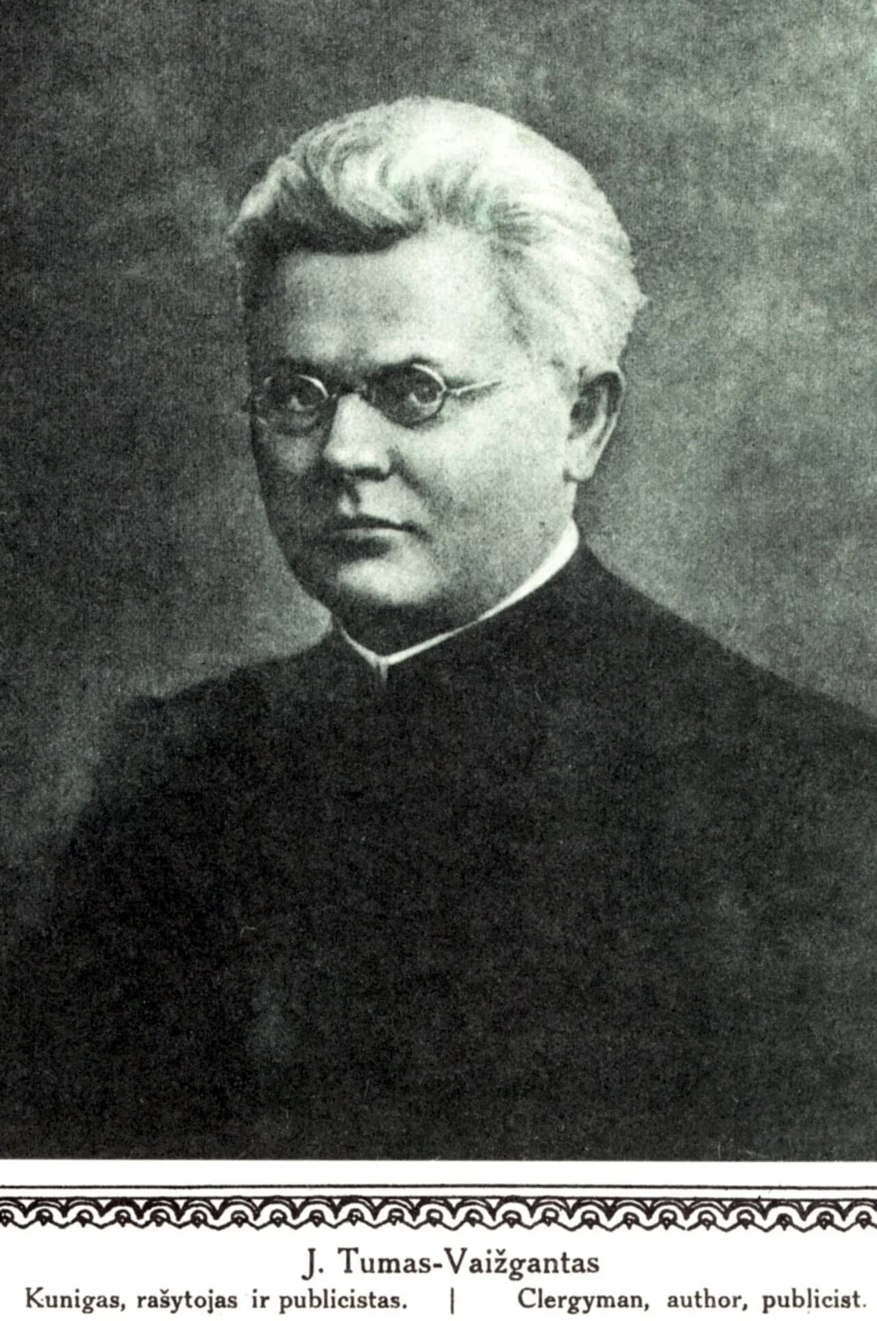 Portrait of Vaižgantas (1869–1933) – memorial page