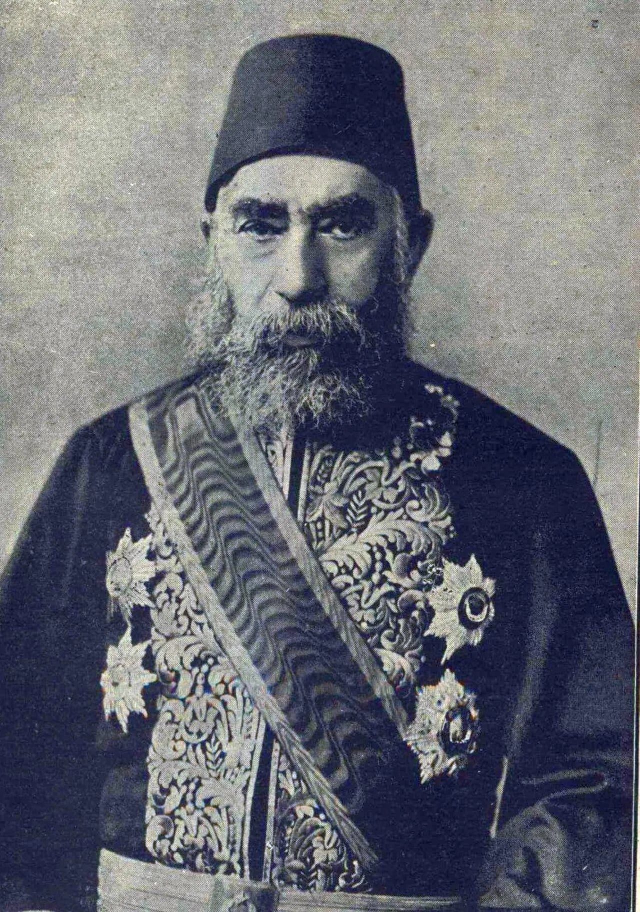 Porträt von Münif Pascha (1830–1910) – Gedenkseite