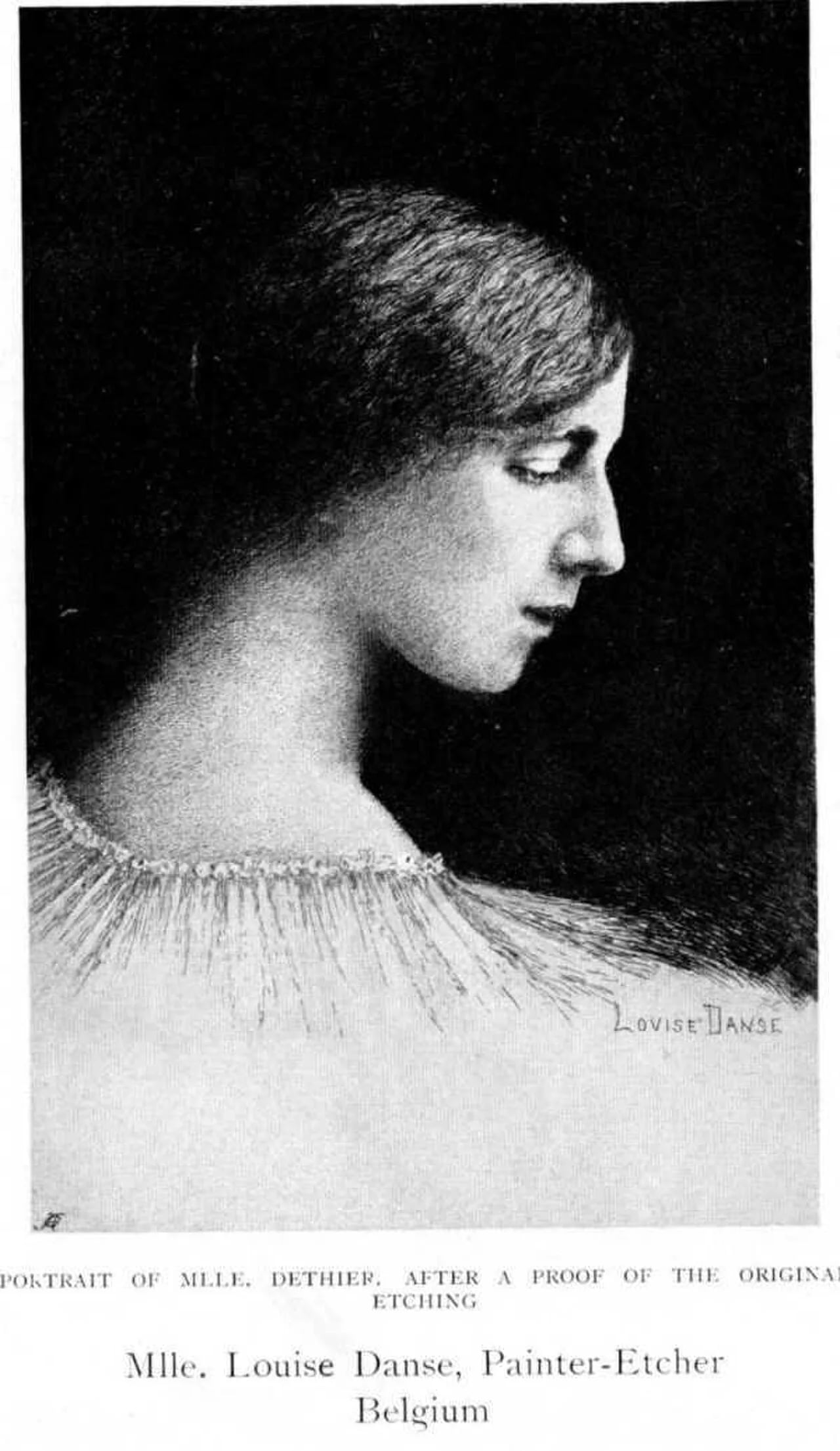 Portrait of Louise Danse (1867–1948) – memorial page