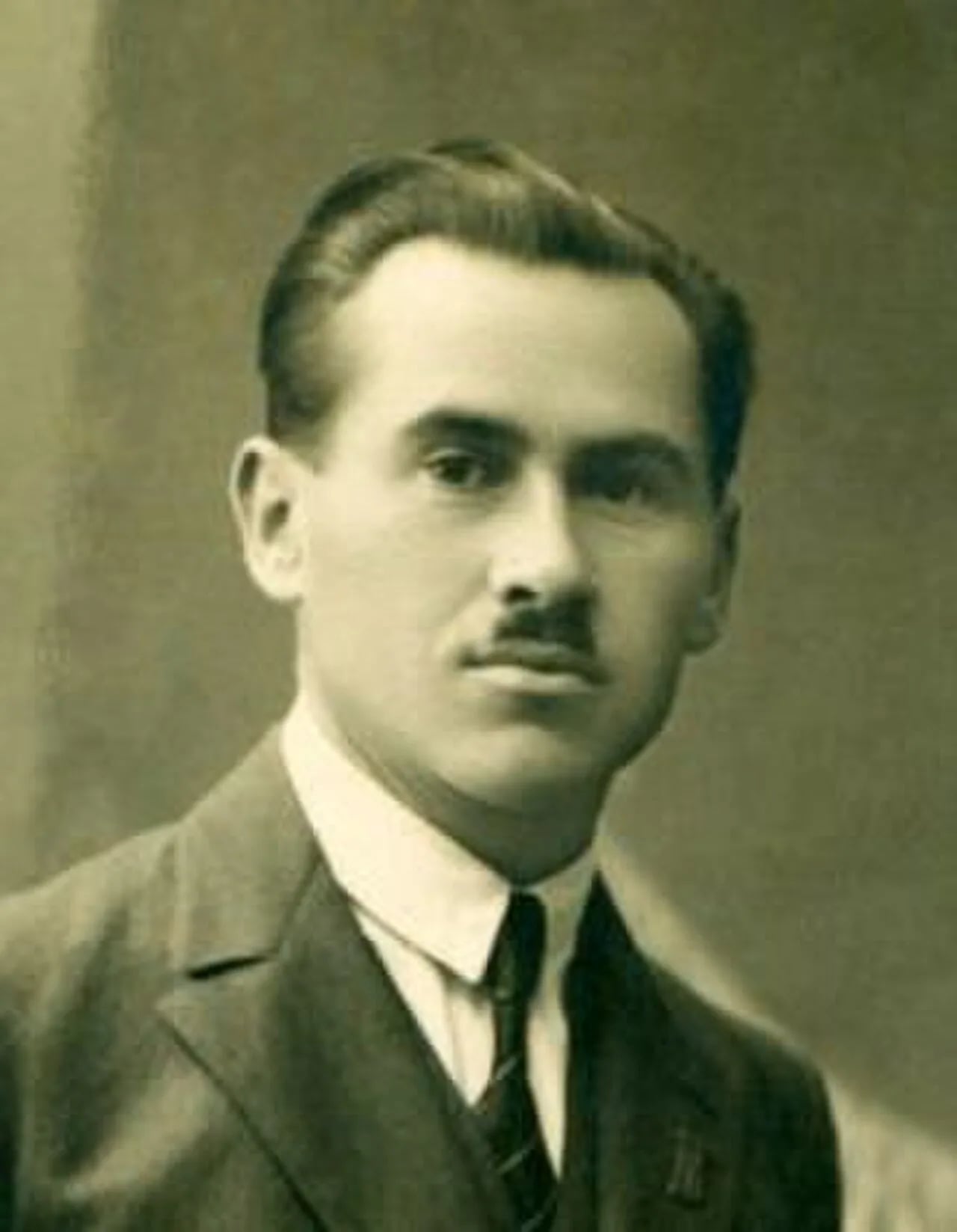 Porträt von Antonín Souček (1888–1942) – Gedenkseite