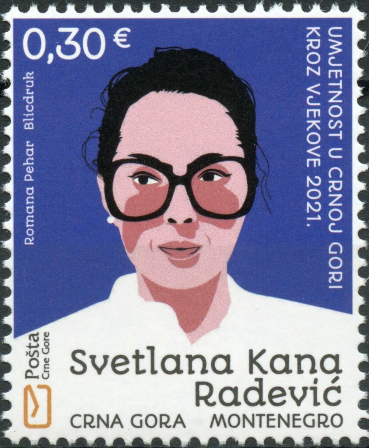 Porträt von Svetlana Kana Radević (1937–2000) – Gedenkseite