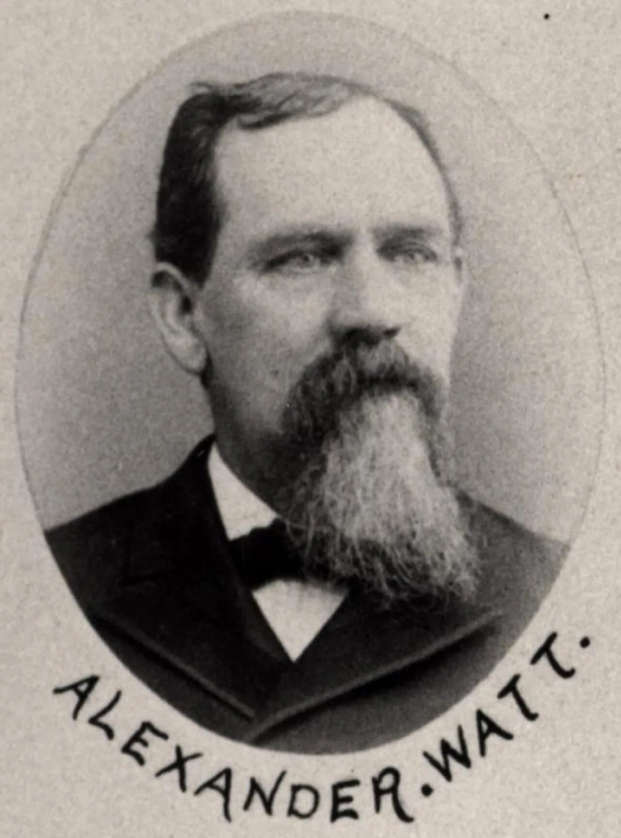 Porträt von Alexander Watt (1834–1914) – Gedenkseite