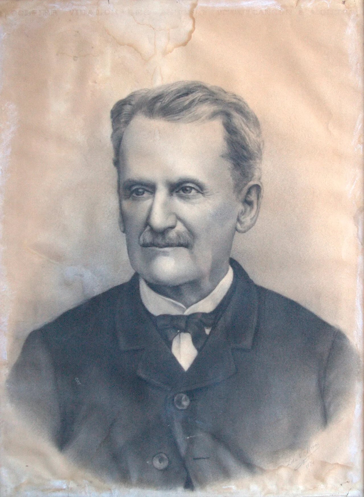 Porträt von Benjamín Villafañe (1814–1893) – Gedenkseite