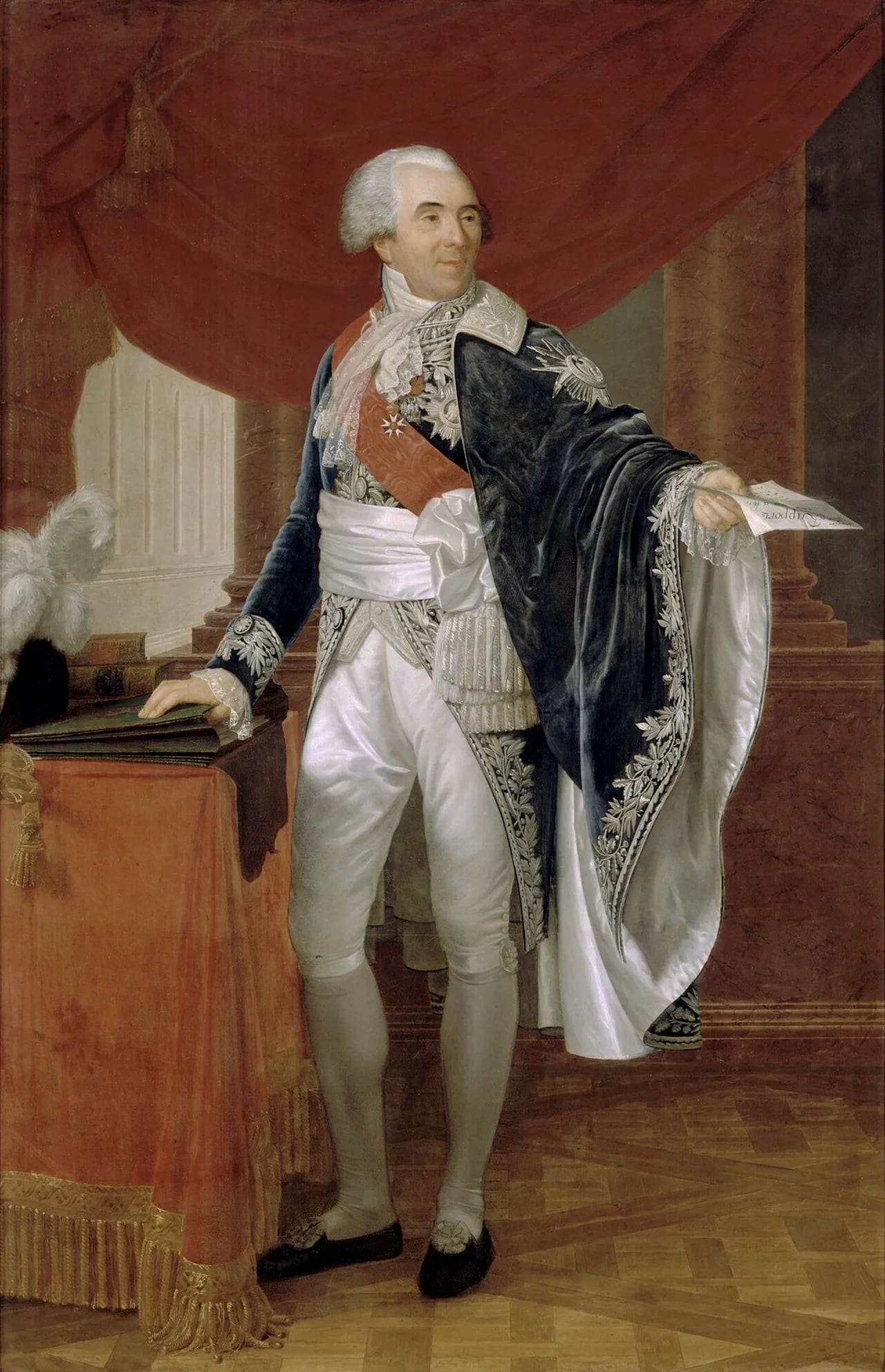 Porträt von Jean-Girard Lacuée (1752–1841) – Gedenkseite