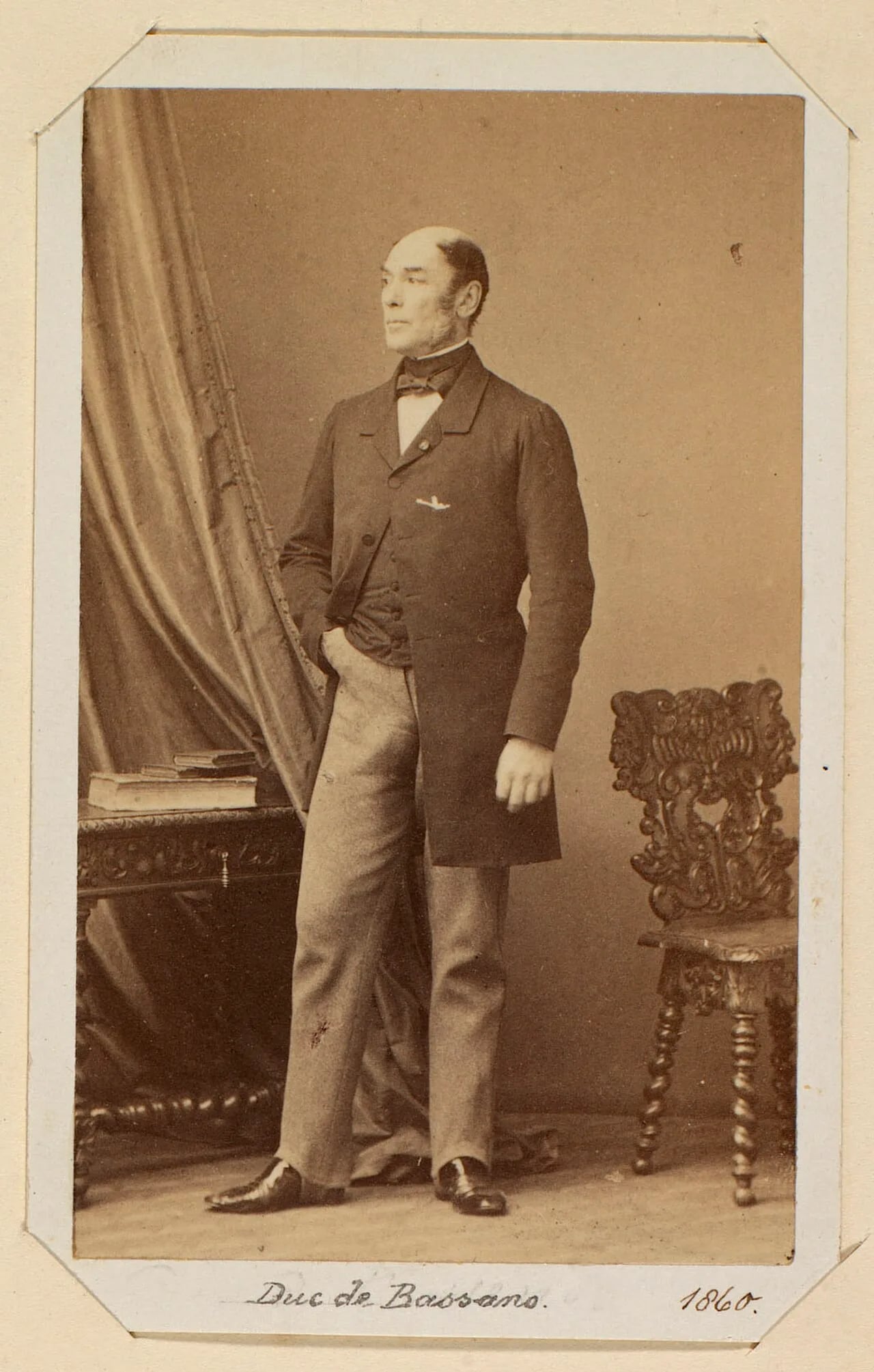 Portrait of Napoléon Joseph Hugues Maret, duc de Bassano (1803–1898) – memorial page