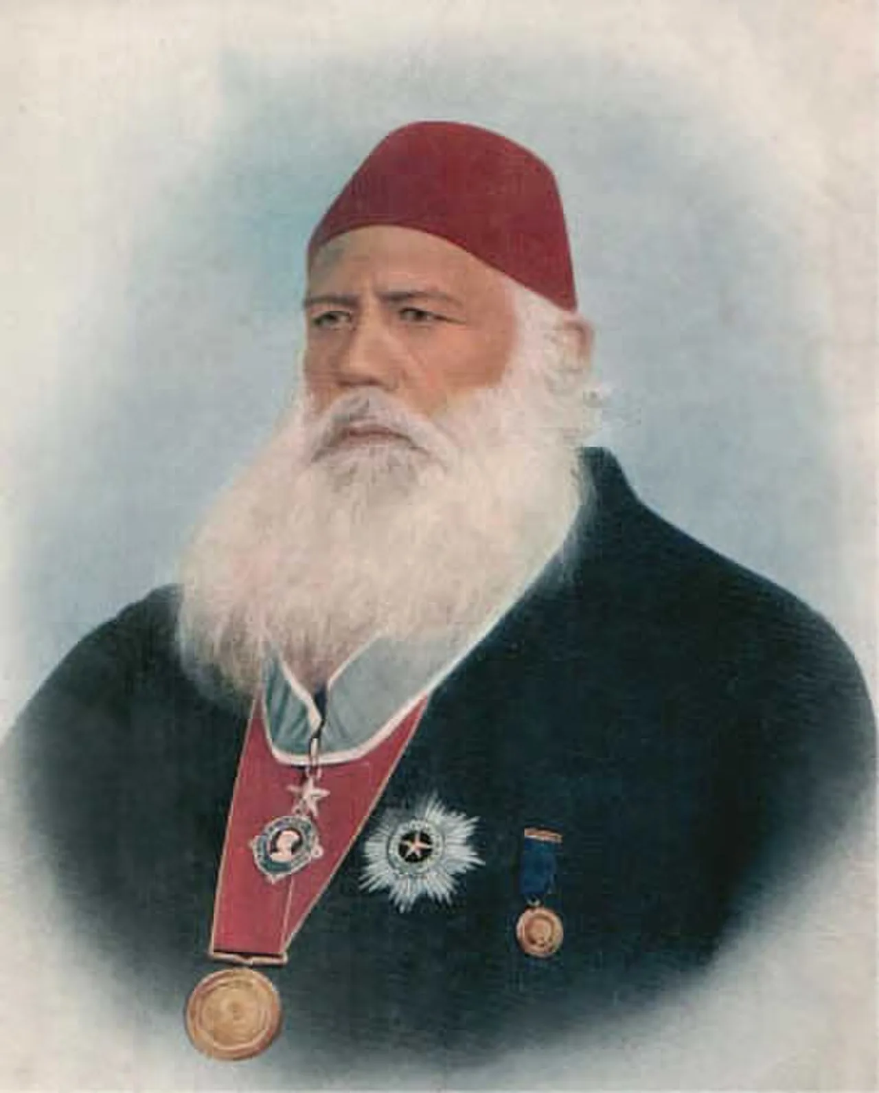 Portrait of Sayyid Ahmad Khan (1817–1898) – memorial page