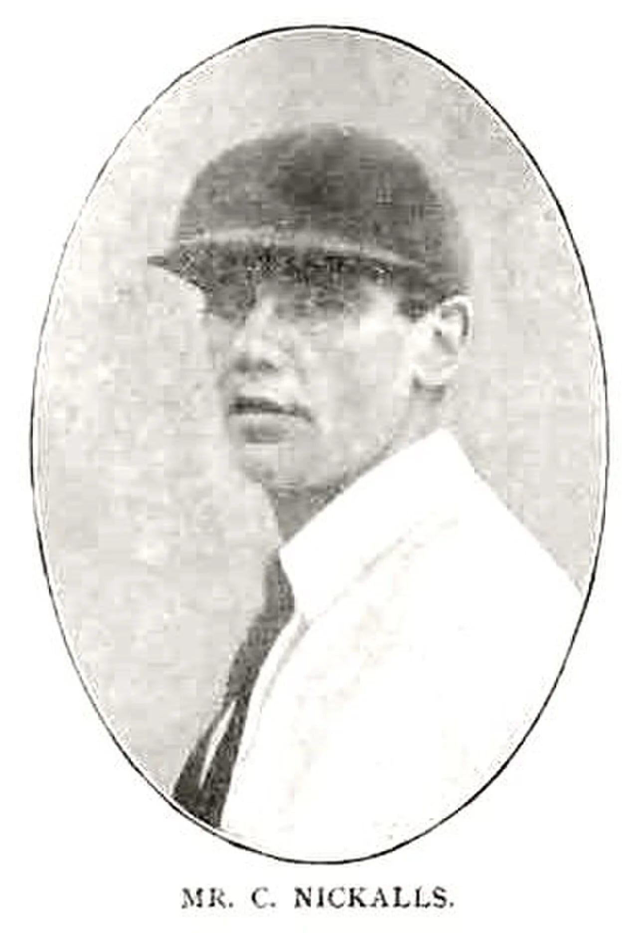 Porträt von Cecil Patteson Nickalls (1877–1925) – Gedenkseite