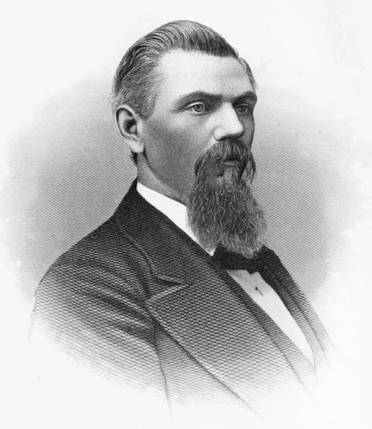 Porträt von Nathan T. Carr (1833–1885) – Gedenkseite