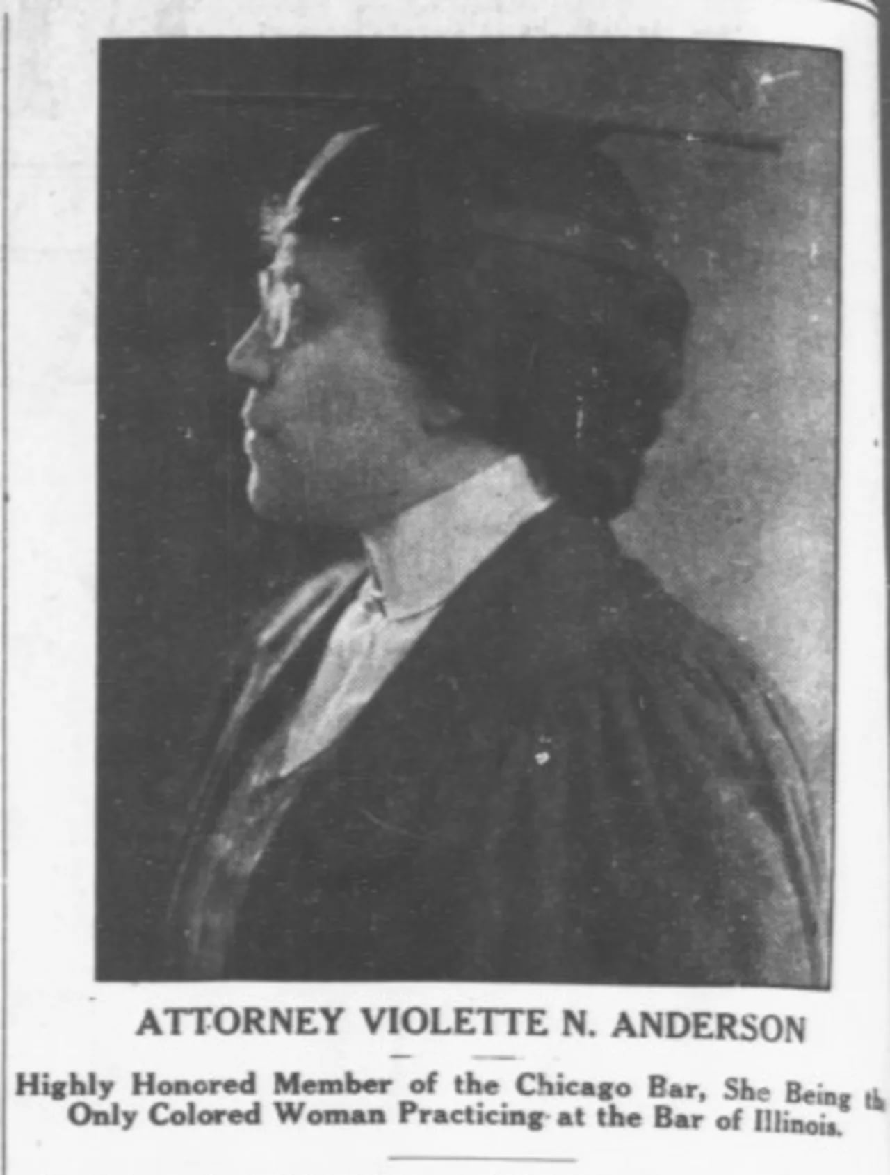 Porträt von Violette Neatley Anderson (1882–1937) – Gedenkseite
