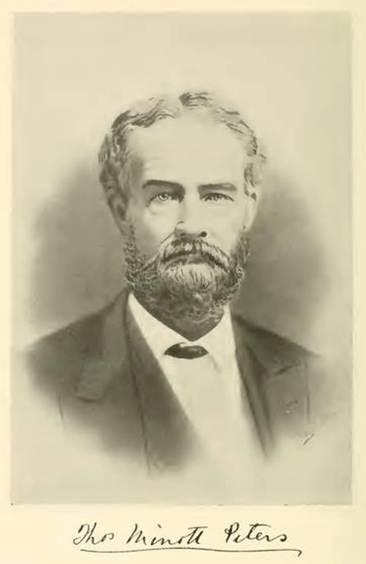 Portrait of Thomas Minott Peters (1810–1888) – memorial page