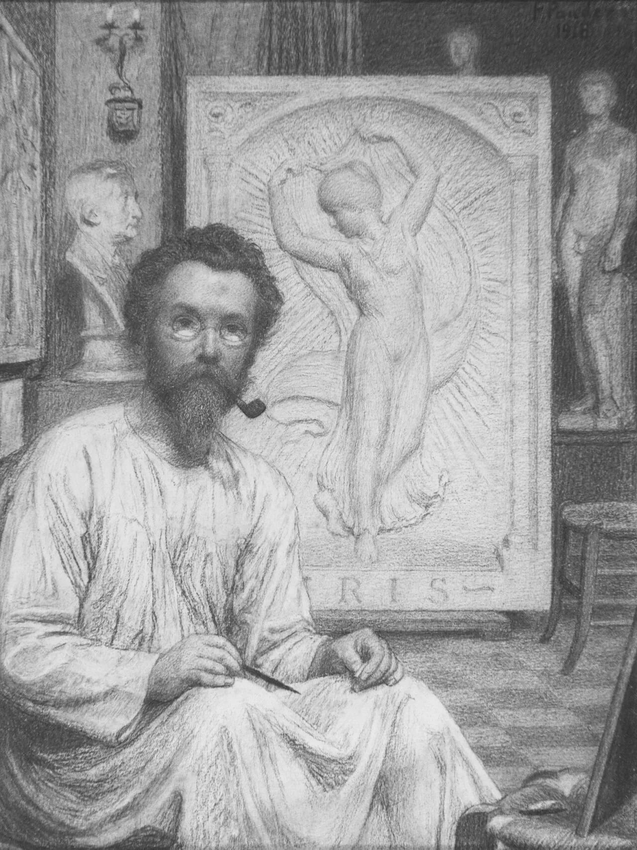 Porträt von Pier Pander (1864–1919) – Gedenkseite