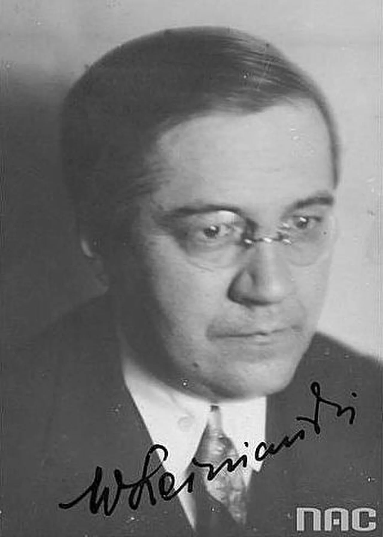 Porträt von Wacław Leśniański (1886–1956) – Gedenkseite