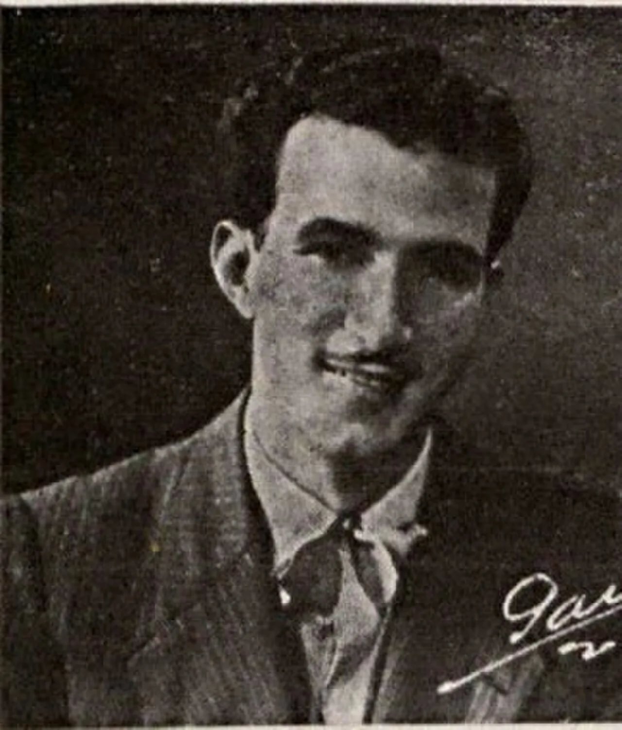 Porträt von Francisco Mattoso (1913–1941) – Gedenkseite