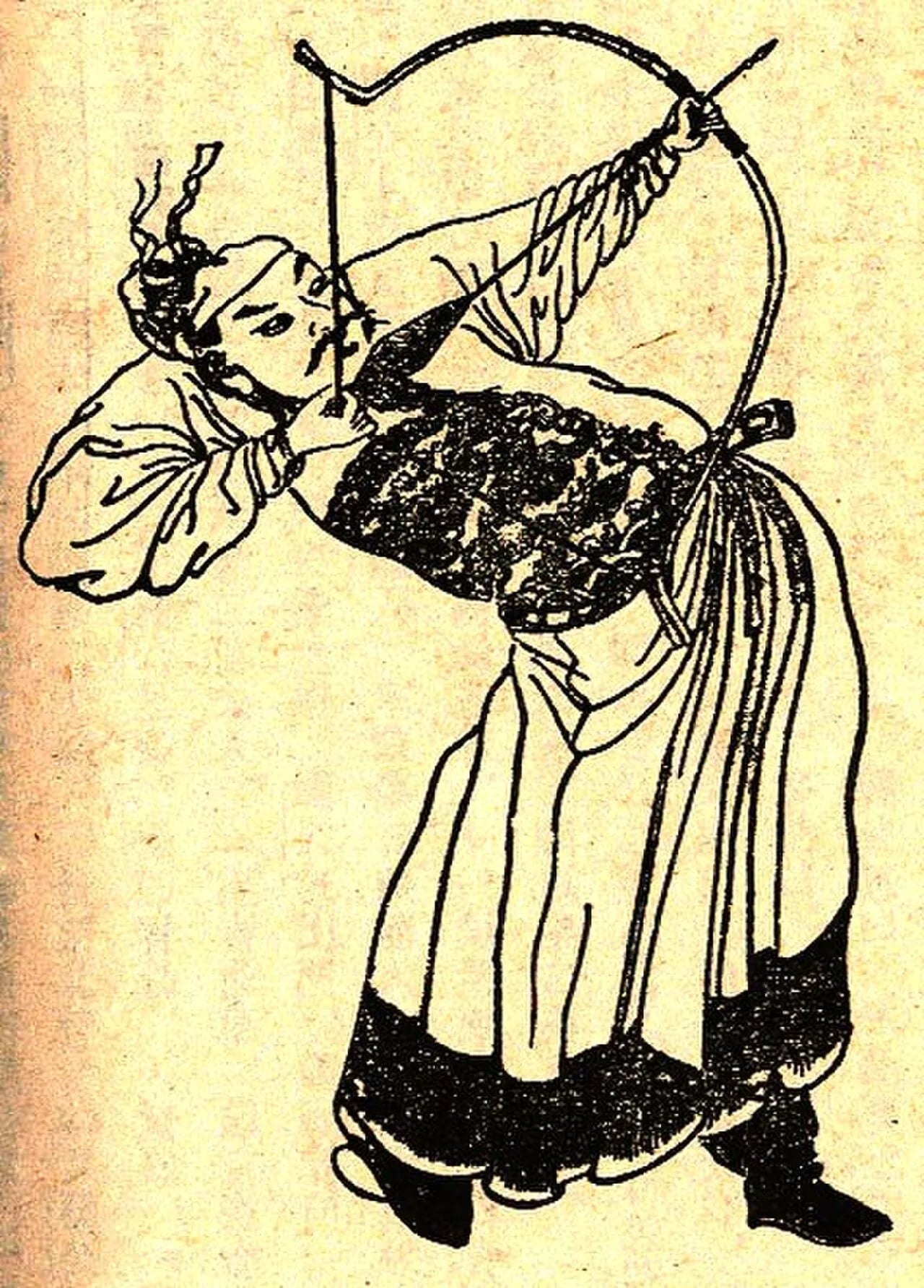 Porträt von Zhang Liao (169–222) – Gedenkseite