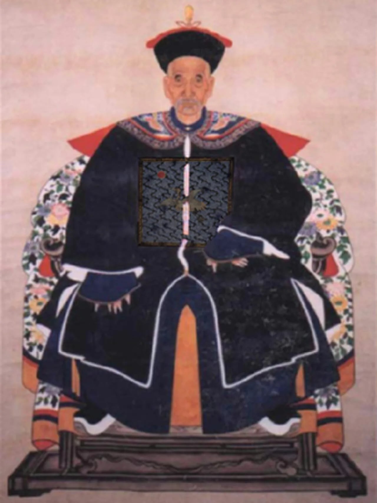 Porträt von Zhang Tingyu (1672–1755) – Gedenkseite