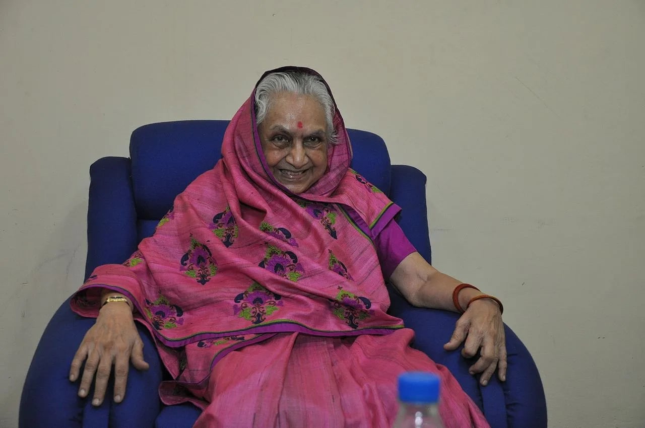 Porträt von Sarla Birla (1924–2015) – Gedenkseite