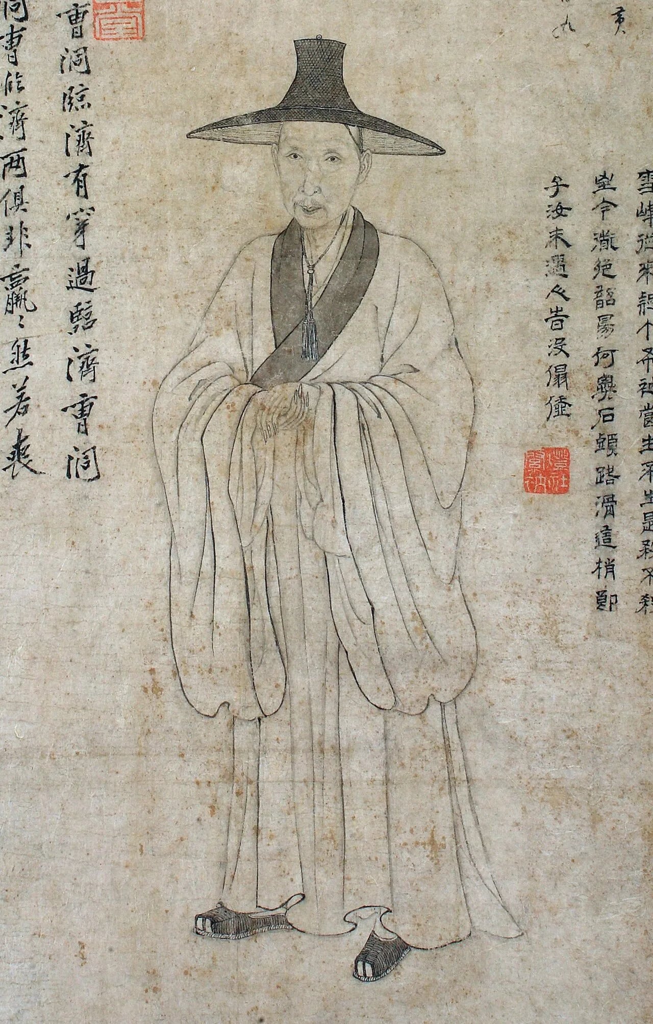 Portrait of Zhu Da (1626–1705) – memorial page