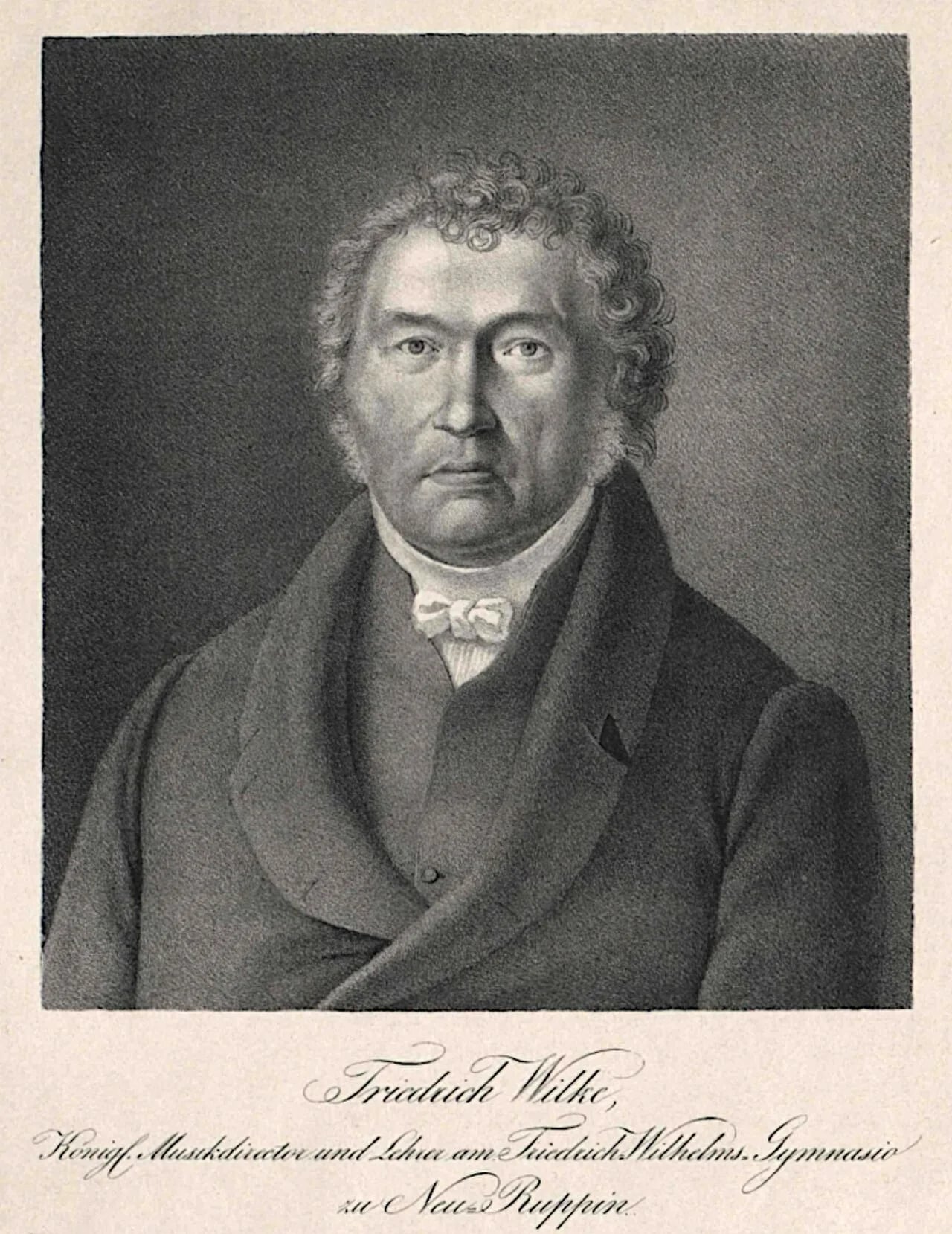 Porträt von Christian Friedrich Gottlob Wilke (1769–1848) – Gedenkseite