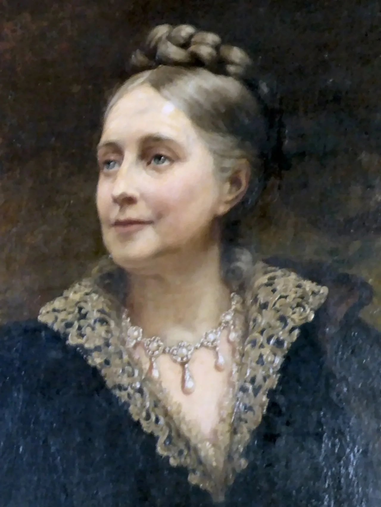 Porträt von Augusta Mostyn (1830–1912) – Gedenkseite