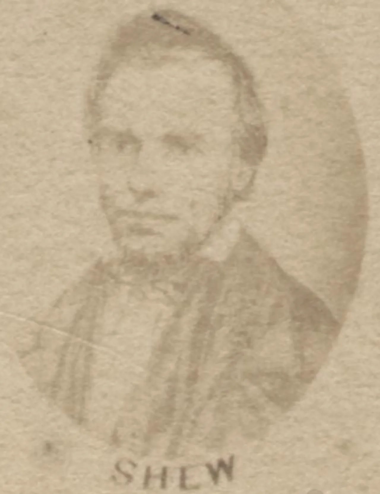 Porträt von Joel Shew (1816–1855) – Gedenkseite