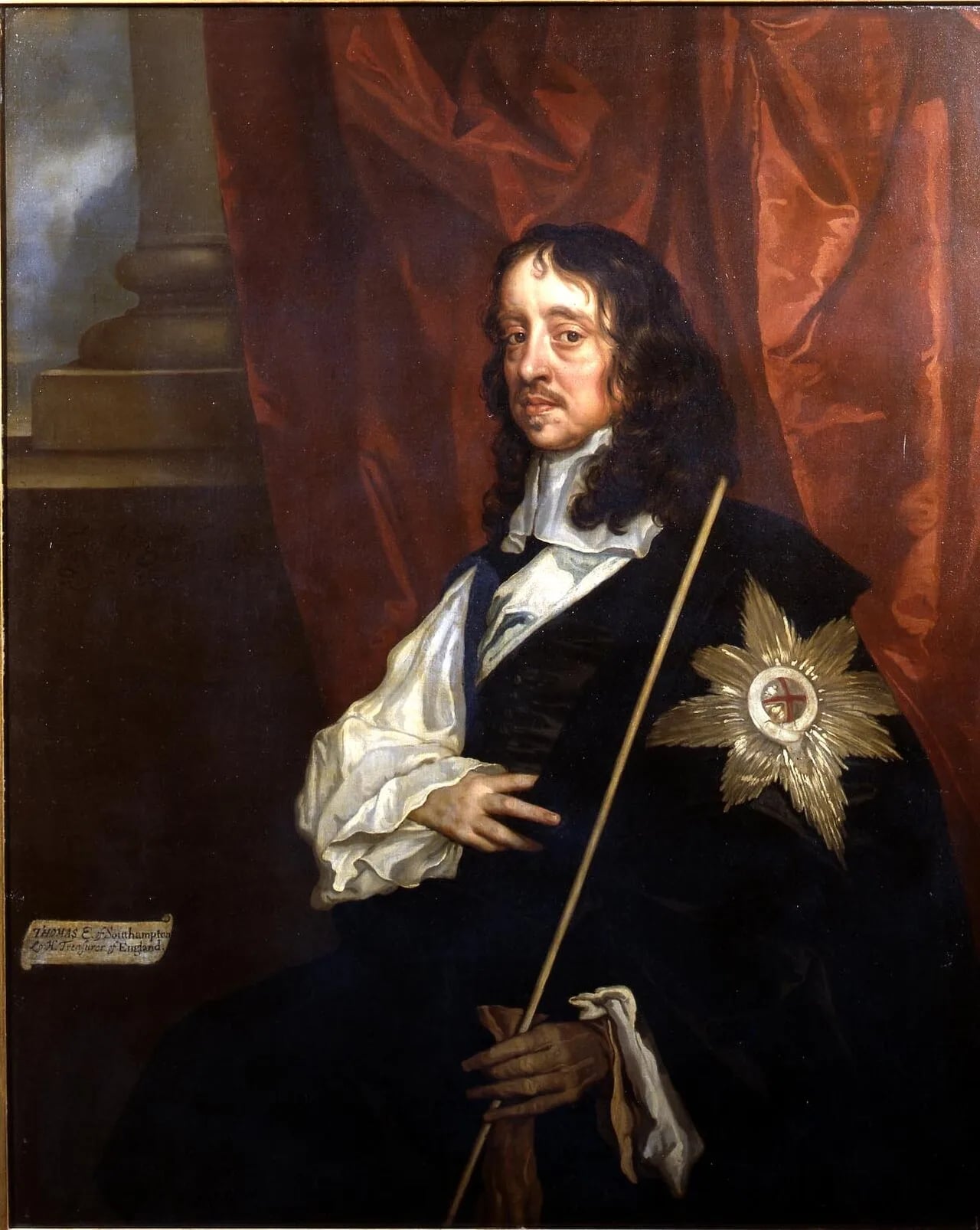 Porträt von Thomas Wriothesley, 4. Earl of Southampton (1607–1667) – Gedenkseite