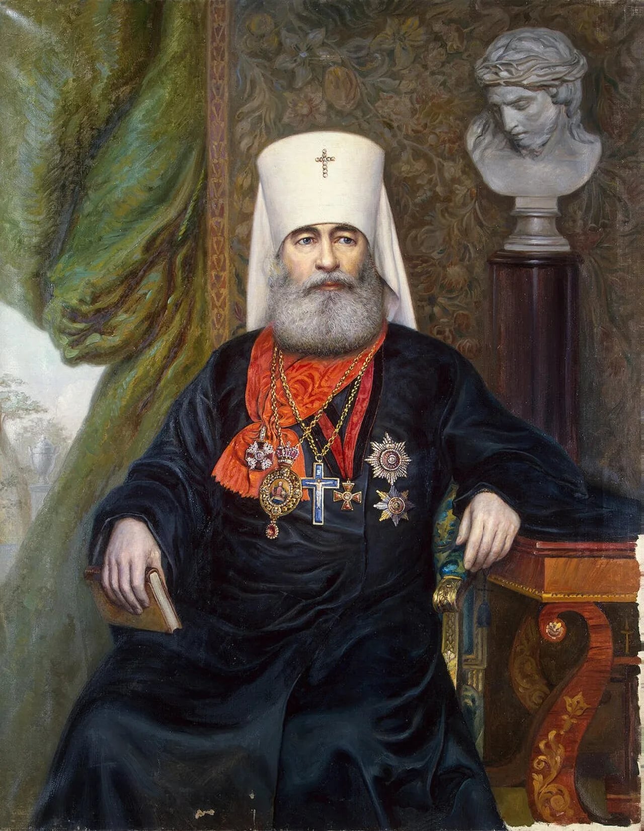 Porträt von Aleksandr Vasilʹevič Vadkovskij (1846–1912) – Gedenkseite