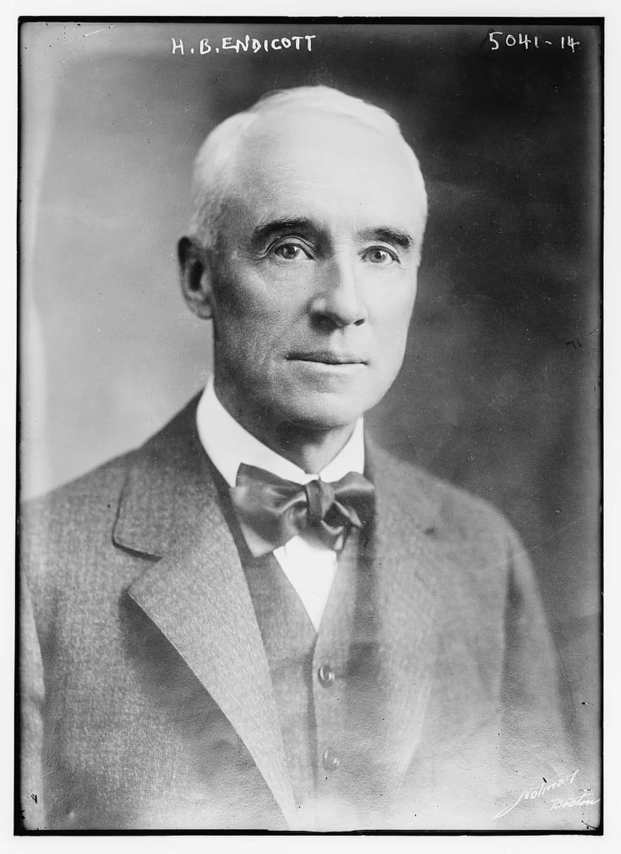 Portrait of Henry Bradford Endicott (1853–1920) – memorial page