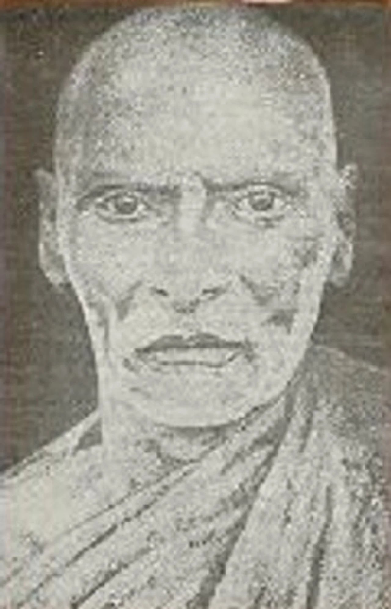 Porträt von Ratmalane Sri Dharmaloka Thera (1828–1885) – Gedenkseite