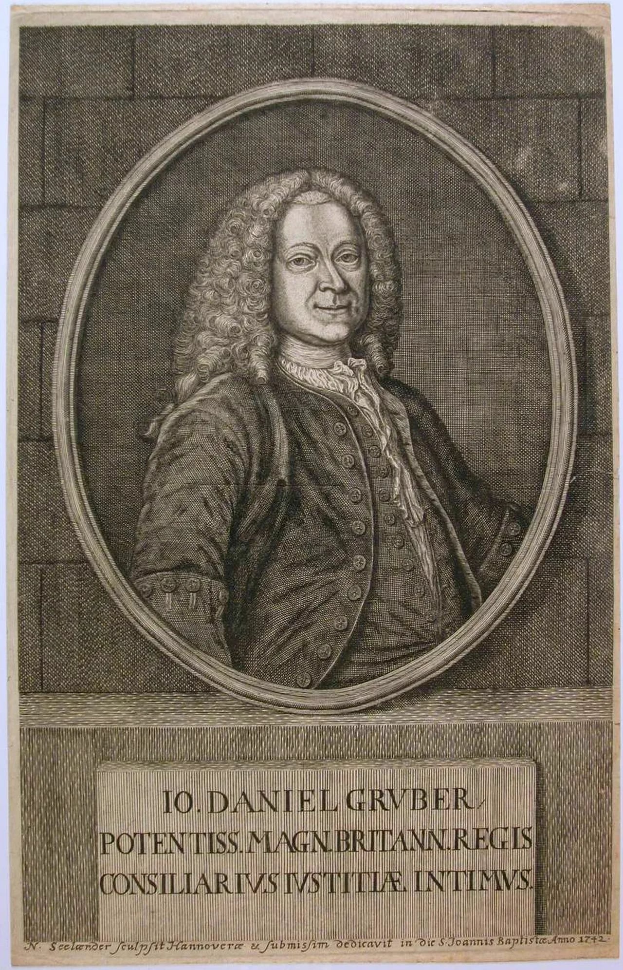Portrait of Nikolaus Seeländer (1682–1744) – memorial page
