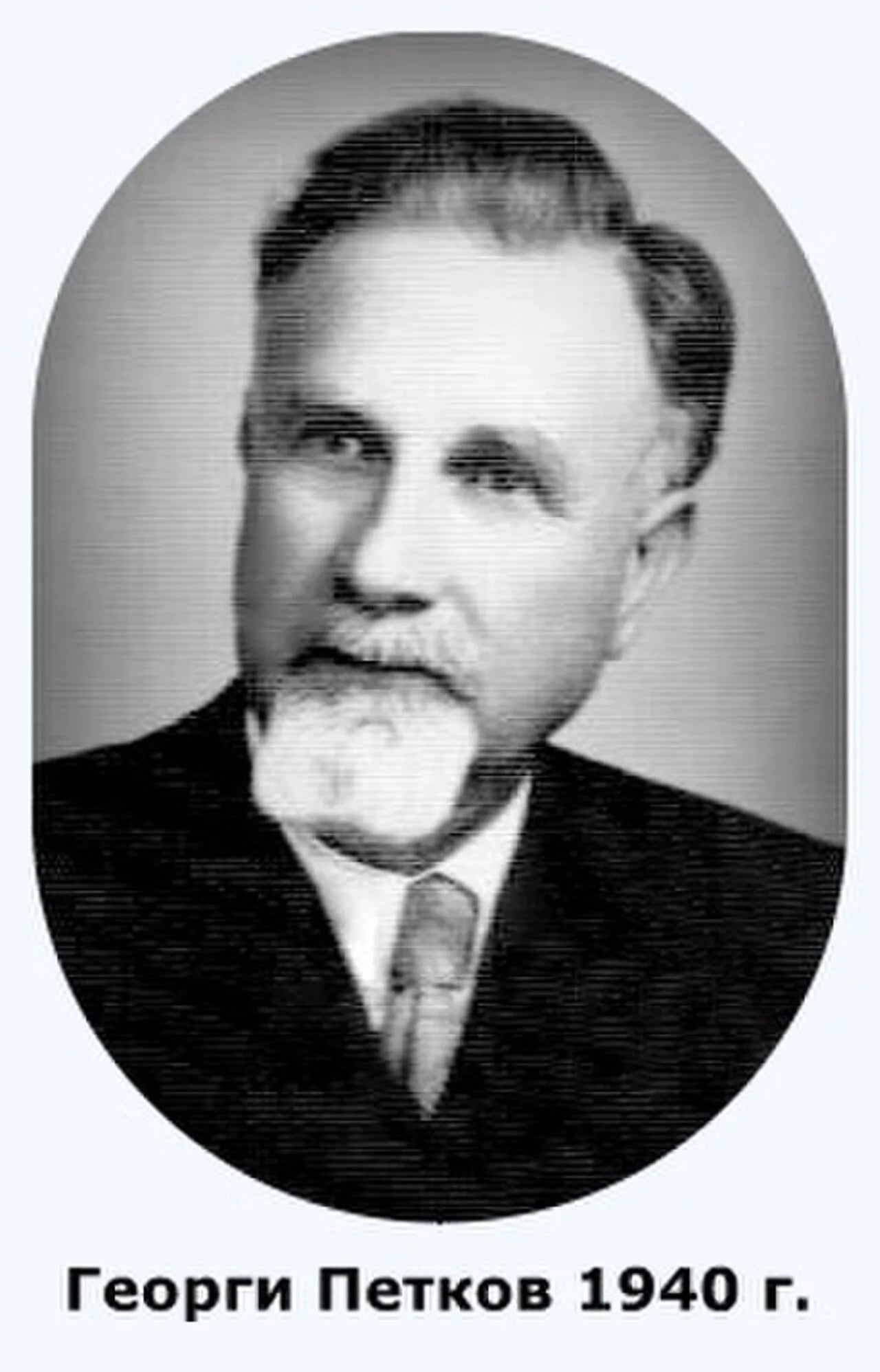 Portrait of Georgi Petkow (1880–1968) – memorial page