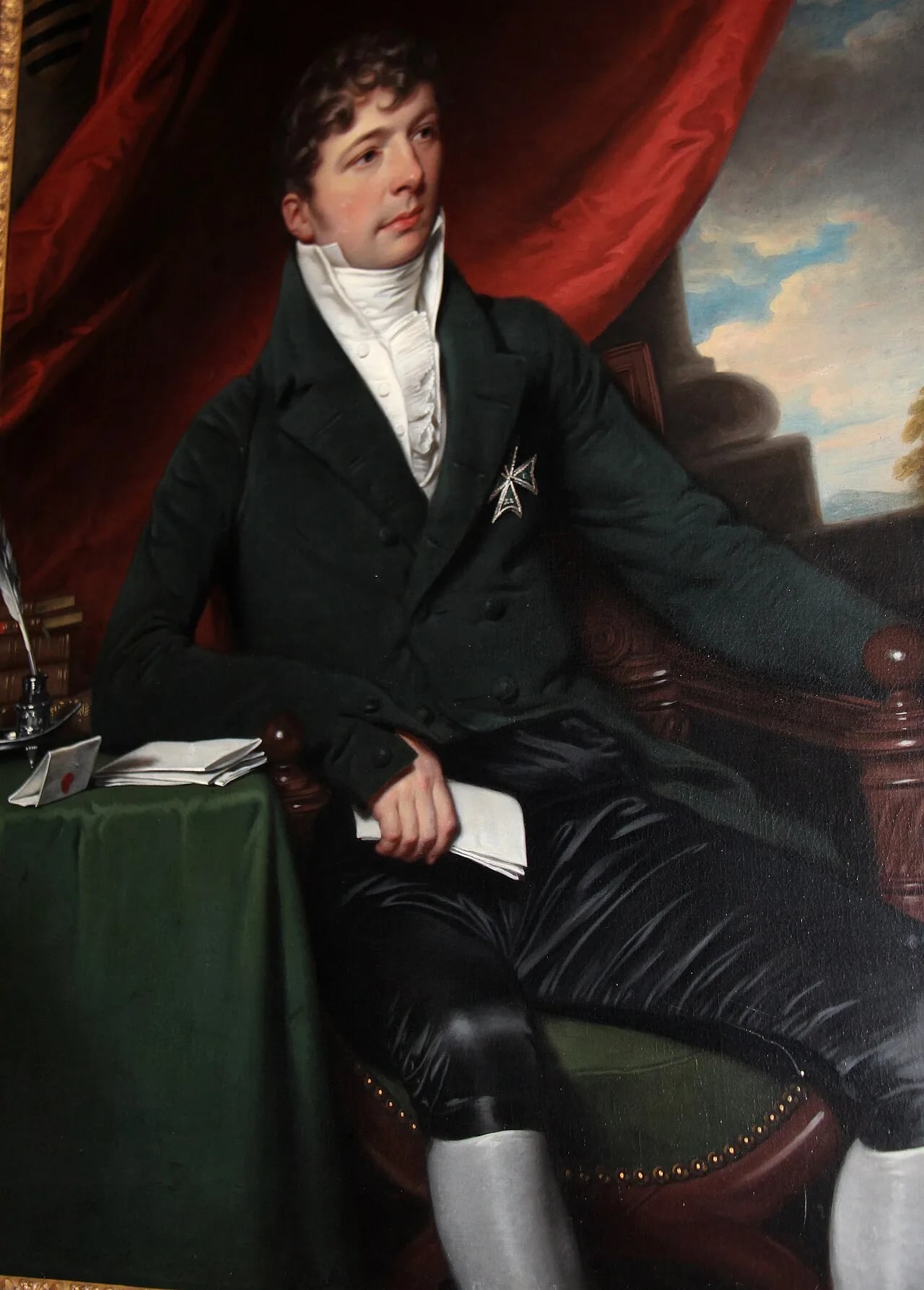 Porträt von Andries van Pallandt (1781–1827) – Gedenkseite