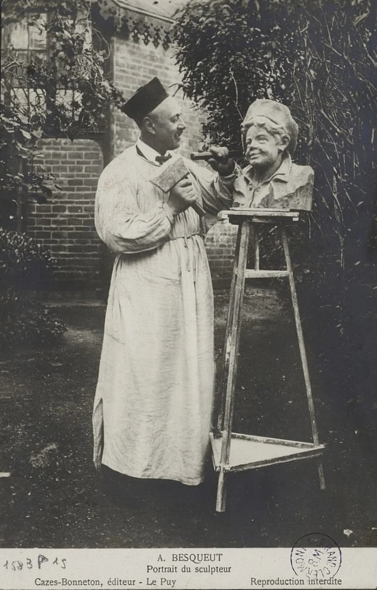 Porträt von André Besqueut (1850–1942) – Gedenkseite