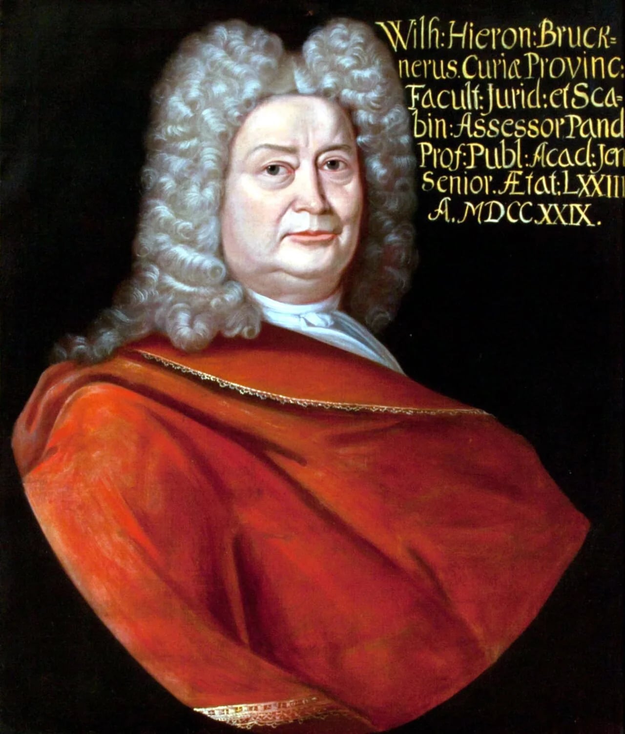 Portrait of Wilhelm Hieronymus Brückner (1656–1736) – memorial page