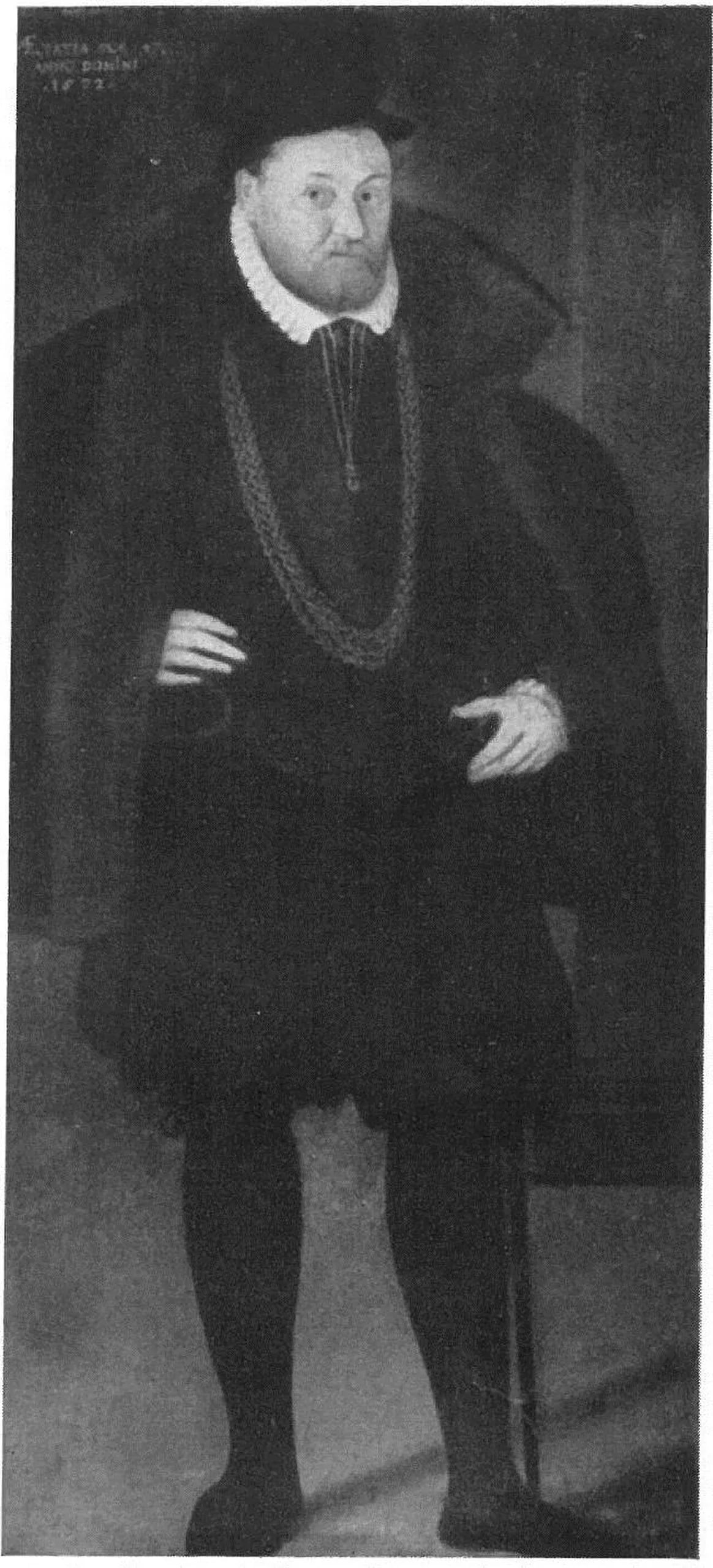 Porträt von Heinrich IV. zu Castell (1525–1595) – Gedenkseite