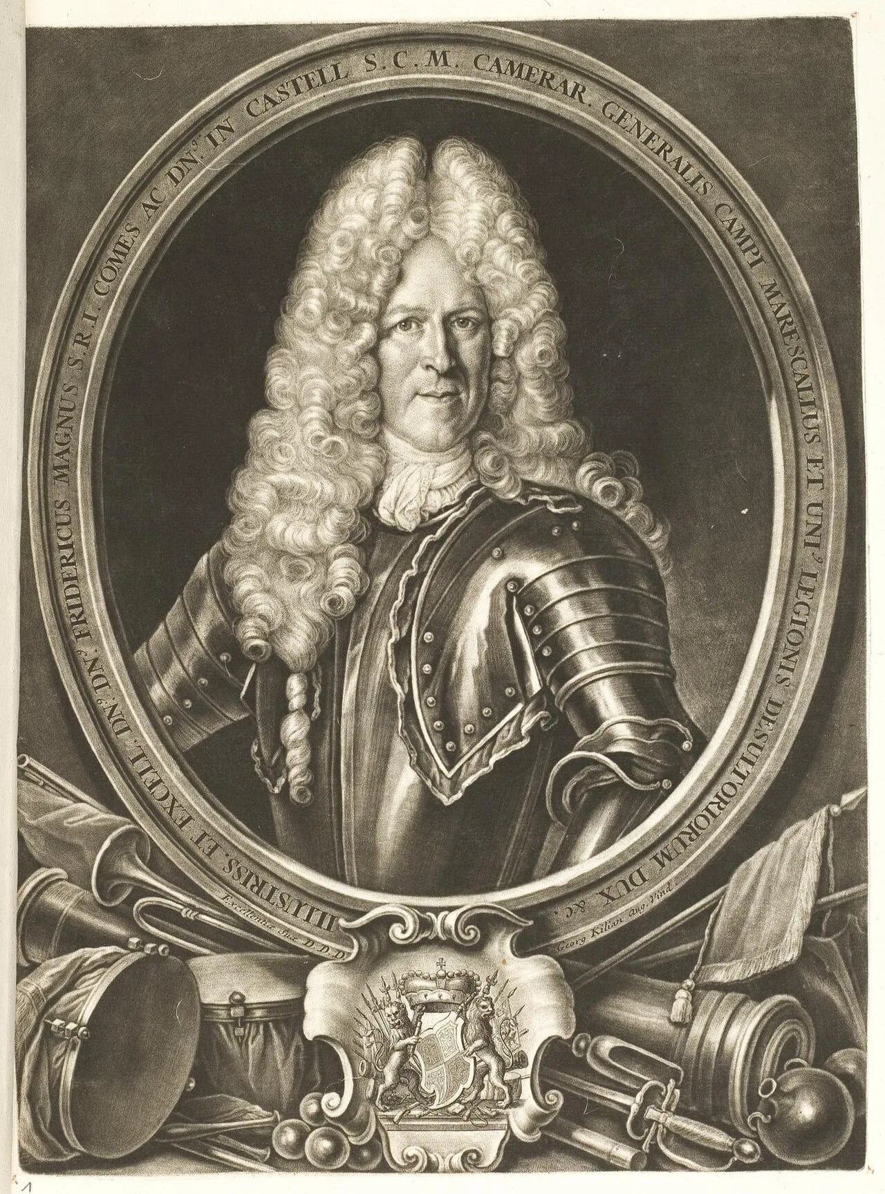 Porträt von Friedrich Magnus zu Castell-Remlingen (1646–1717) – Gedenkseite