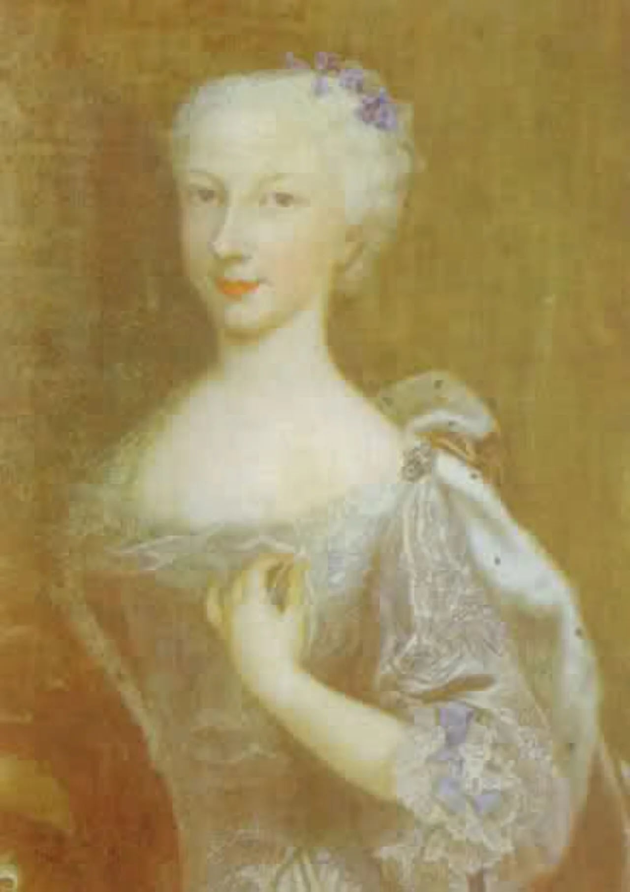 Portrait of Anna Theresa von Savoyen (1717–1745) – memorial page