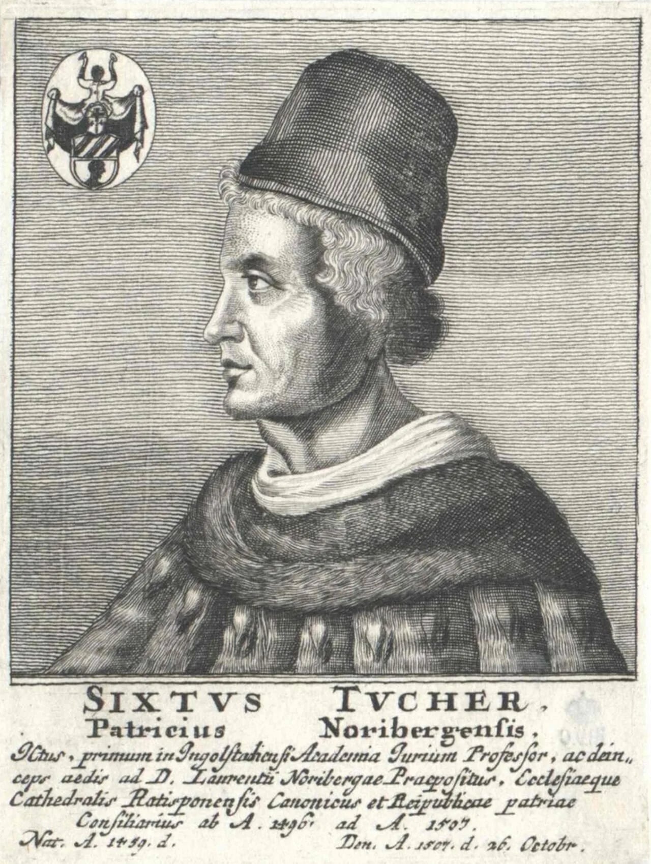 Porträt von Sixtus Tucher (1459–1507) – Gedenkseite