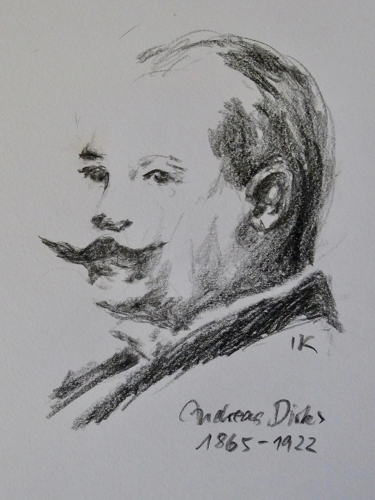 Porträt von Andreas Dirks (1865–1922) – Gedenkseite