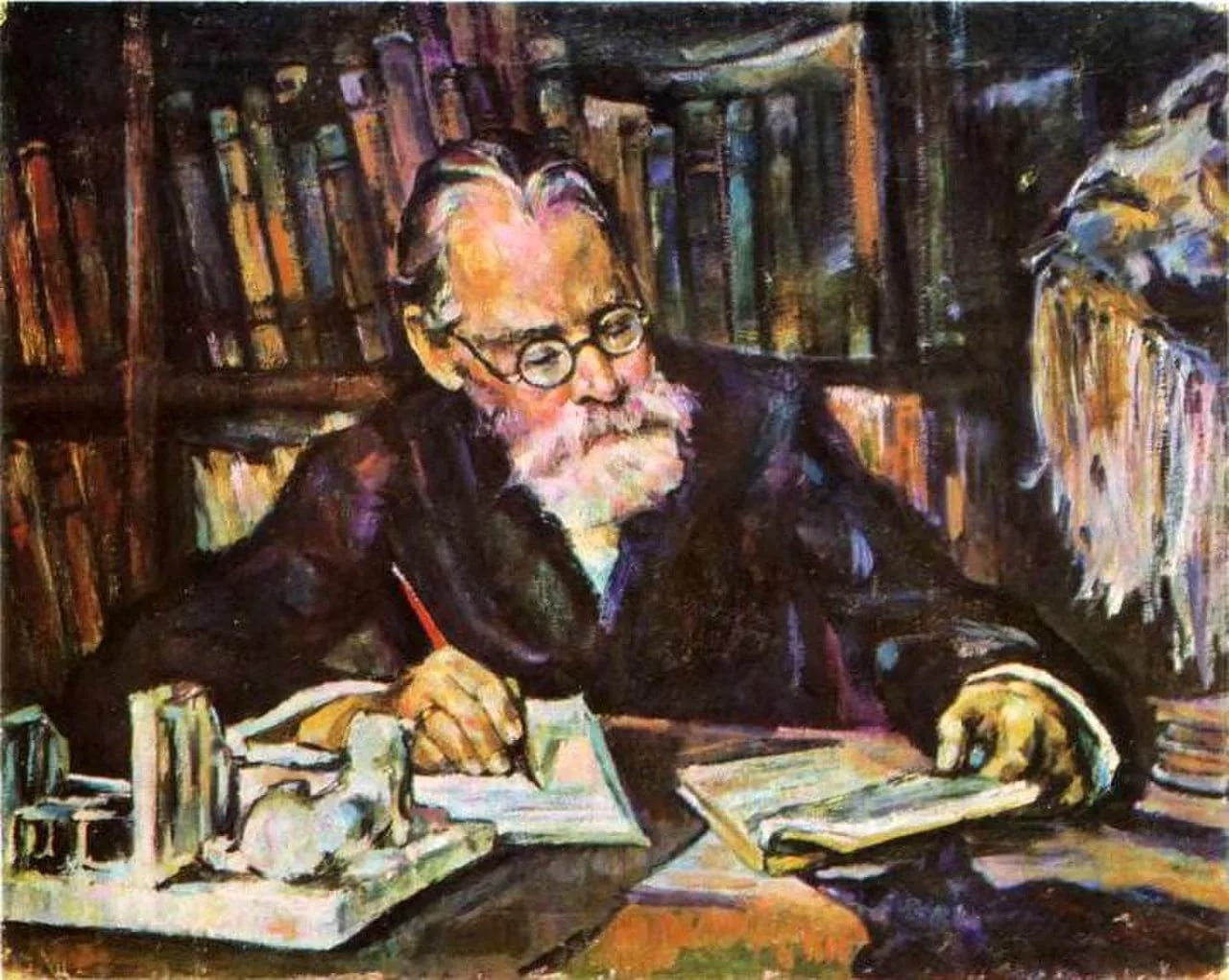 Porträt von Nikolai Michailowitsch Nikolski (1877–1959) – Gedenkseite